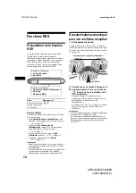 Предварительный просмотр 58 страницы Sony CDX-S2000 - Fm/am Compact Disc Player Operating Instructions Manual