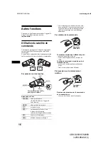 Предварительный просмотр 62 страницы Sony CDX-S2000 - Fm/am Compact Disc Player Operating Instructions Manual