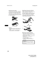 Предварительный просмотр 66 страницы Sony CDX-S2000 - Fm/am Compact Disc Player Operating Instructions Manual