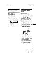 Предварительный просмотр 77 страницы Sony CDX-S2000 - Fm/am Compact Disc Player Operating Instructions Manual