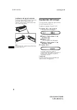 Предварительный просмотр 78 страницы Sony CDX-S2000 - Fm/am Compact Disc Player Operating Instructions Manual