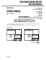 Предварительный просмотр 49 страницы Sony CDX-S2010 - Fm/am Compact Disc Player Service Manual