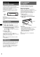 Предварительный просмотр 58 страницы Sony CDX-S2020 Operating Instructions Manual