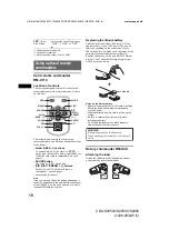 Предварительный просмотр 10 страницы Sony CDX-S2050 Operating Instructions Manual