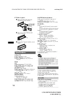 Предварительный просмотр 44 страницы Sony CDX-S2050 Operating Instructions Manual