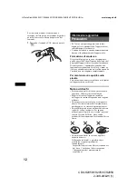 Предварительный просмотр 58 страницы Sony CDX-S2050 Operating Instructions Manual