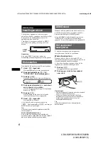 Предварительный просмотр 66 страницы Sony CDX-S2050 Operating Instructions Manual