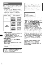 Предварительный просмотр 64 страницы Sony CDX-S22 Operating Instructions Manual