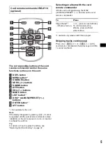 Предварительный просмотр 5 страницы Sony CDX-S2200 Operating Instructions Manual