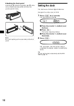 Предварительный просмотр 10 страницы Sony CDX-S2200 Operating Instructions Manual