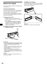 Предварительный просмотр 62 страницы Sony CDX-S2200 Operating Instructions Manual