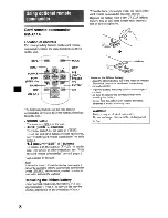 Предварительный просмотр 8 страницы Sony CDX-S2210 - Fm/am Compact Disc Player Operating Instructions Manual