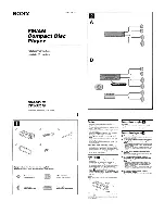 Предварительный просмотр 15 страницы Sony CDX-S2210 - Fm/am Compact Disc Player Operating Instructions Manual