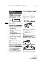 Предварительный просмотр 4 страницы Sony CDX-S2220 Operating Instructions Manual