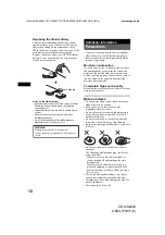 Предварительный просмотр 10 страницы Sony CDX-S2220 Operating Instructions Manual