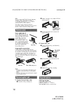 Предварительный просмотр 12 страницы Sony CDX-S2220 Operating Instructions Manual