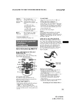 Предварительный просмотр 25 страницы Sony CDX-S2220 Operating Instructions Manual