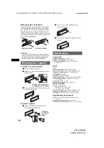 Предварительный просмотр 46 страницы Sony CDX-S2220 Operating Instructions Manual