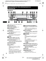 Предварительный просмотр 22 страницы Sony CDX-S2250 Operating Instructions Manual