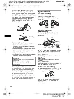 Предварительный просмотр 28 страницы Sony CDX-S2250 Operating Instructions Manual