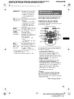 Предварительный просмотр 45 страницы Sony CDX-S2250 Operating Instructions Manual