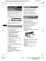 Предварительный просмотр 56 страницы Sony CDX-S2250 Operating Instructions Manual