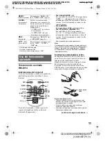 Предварительный просмотр 63 страницы Sony CDX-S2250 Operating Instructions Manual