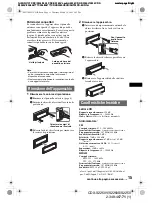 Предварительный просмотр 67 страницы Sony CDX-S2250 Operating Instructions Manual