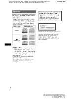 Предварительный просмотр 72 страницы Sony CDX-S2250 Operating Instructions Manual