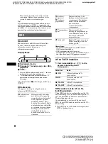 Предварительный просмотр 78 страницы Sony CDX-S2250 Operating Instructions Manual