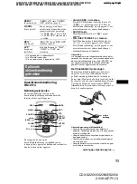 Предварительный просмотр 81 страницы Sony CDX-S2250 Operating Instructions Manual