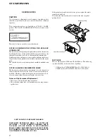 Предварительный просмотр 2 страницы Sony CDX-S2250 Service Manual