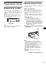 Предварительный просмотр 25 страницы Sony CDX-SW200 - Fm/am Compact Disc Player Operating Instructions Manual