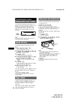 Предварительный просмотр 18 страницы Sony CDX-SW330 - Fm/am Compact Disc Player Operating Instructions Manual