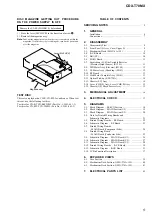 Предварительный просмотр 5 страницы Sony CDX-T70MX - Mp3 6 Disc Service Manual