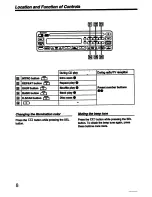 Предварительный просмотр 8 страницы Sony CDX-U6260 Operating Instructions Manual