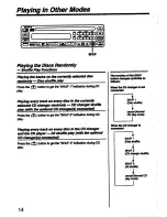 Предварительный просмотр 14 страницы Sony CDX-U6260 Operating Instructions Manual