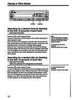 Предварительный просмотр 16 страницы Sony CDX-U6260 Operating Instructions Manual