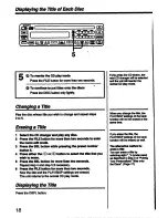 Предварительный просмотр 18 страницы Sony CDX-U6260 Operating Instructions Manual