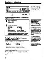 Предварительный просмотр 22 страницы Sony CDX-U6260 Operating Instructions Manual