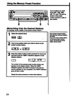 Предварительный просмотр 24 страницы Sony CDX-U6260 Operating Instructions Manual