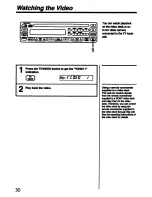 Предварительный просмотр 30 страницы Sony CDX-U6260 Operating Instructions Manual