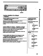 Предварительный просмотр 49 страницы Sony CDX-U6260 Operating Instructions Manual