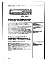 Предварительный просмотр 50 страницы Sony CDX-U6260 Operating Instructions Manual