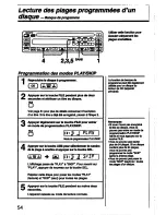 Предварительный просмотр 54 страницы Sony CDX-U6260 Operating Instructions Manual