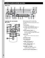 Предварительный просмотр 6 страницы Sony CDX-V6800 Operating Instructions Manual