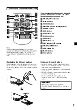 Предварительный просмотр 7 страницы Sony CDX-V7800X Operating Instructions Manual