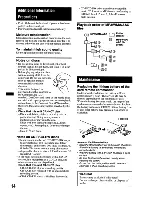 Preview for 14 page of Sony CDXGT430U - CD Receiver Head Unit Operating Instructions Manual