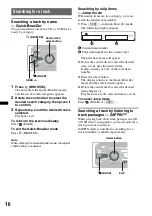 Предварительный просмотр 10 страницы Sony CDXGT530UI - CD Receiver MP3/WMA/AAC Player Operating Instructions Manual