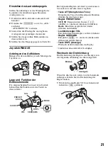 Предварительный просмотр 45 страницы Sony CDXGT530UI - CD Receiver MP3/WMA/AAC Player Operating Instructions Manual